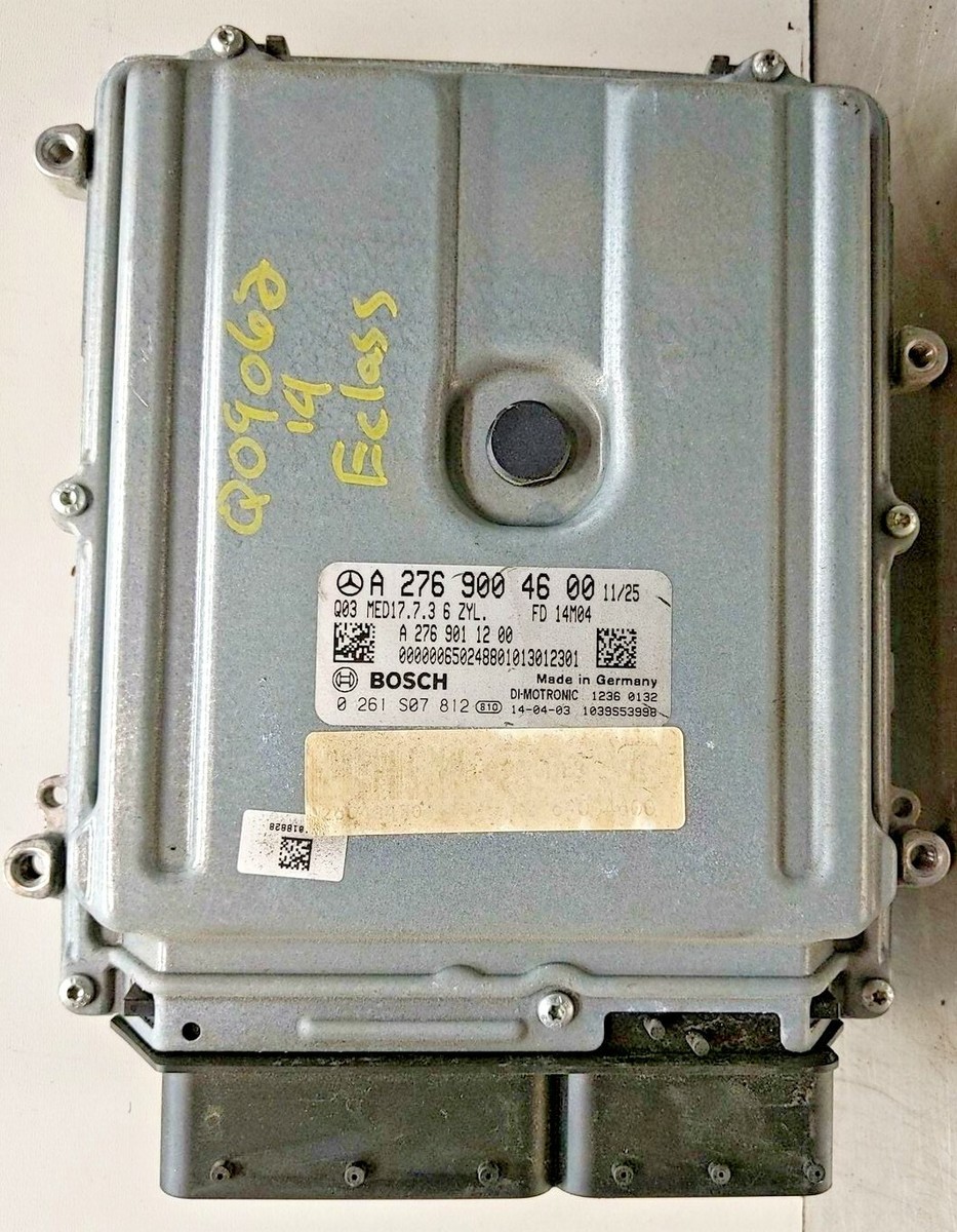 2014 MERCEDES E350 CONVERTIBLE ELECTRONIC ENGINE CONTROL MODULE