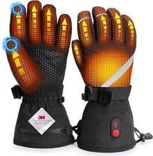 Elektrische Beheizbare Motorradhandschuhe Wärmer Handschuhe Thermo mit Akku