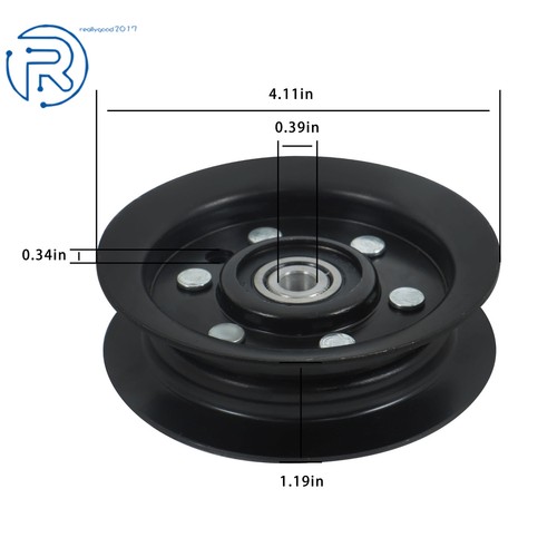 (3) Flat Idler Pulley For Toro SW5000 MX5050 MX6050 50" Deck 1329420 132-9420 - Picture 2 of 12