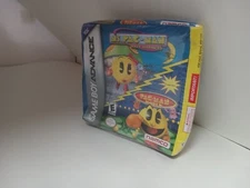 NEW Mrs Ms Pac Man Maze Madness & PacMan World Gameboy Advance W/Damaged box i30