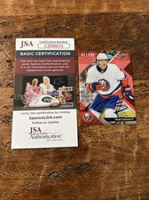 Noah Dobson IP Signed Upper Deck Allure Card JSA Coa Islanders Autographed