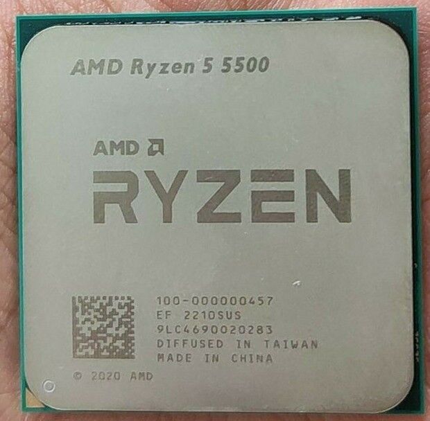 AMD Ryzen 5 5500 6Core AM4 65W Twelve-Thread 3.6GHz CPU Processor R5 5500