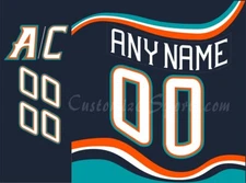 New York Islanders Customized Number Kit For 1995-1996 Away Uniform
