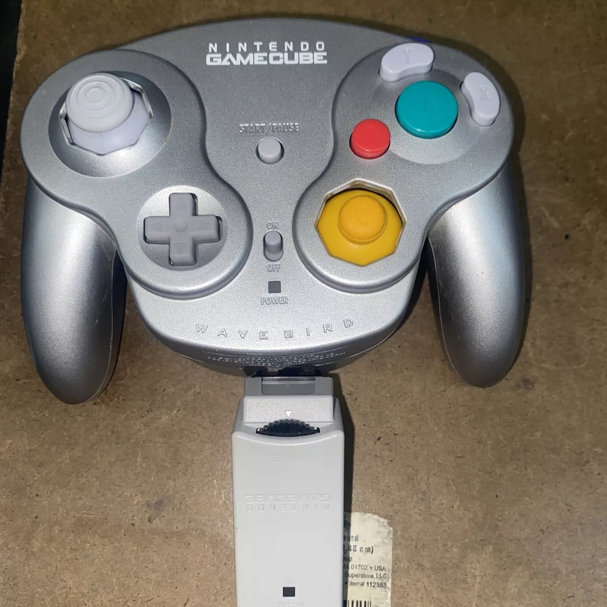 Nintendo Gamecube Wavebird Wireless Controller DOL 004 w Receiver DOL 005
