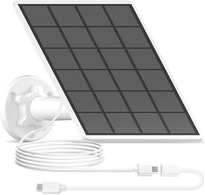 ANRAN 3W Solar Panel with 3M Micro USB & Type-C Port Cable, Compatible with R...