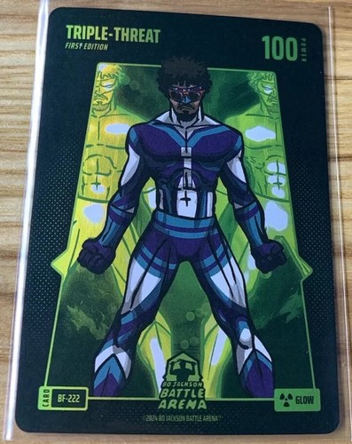 Bo Jackson Battle Arena Triple Threat LaMelo Ball Glow SP Battlefoil