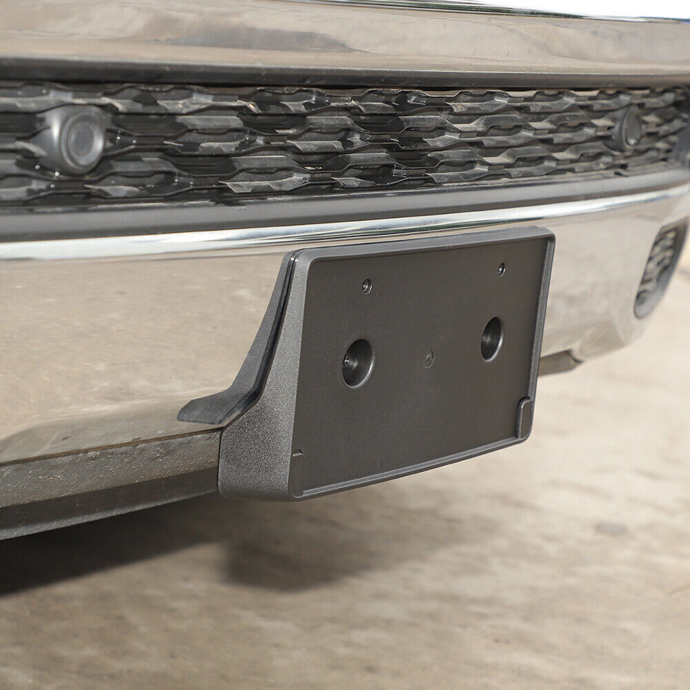 For 2019-2024 Dodge Ram 1500 DT Front Bumper License Plate Mounting Bracket Kit