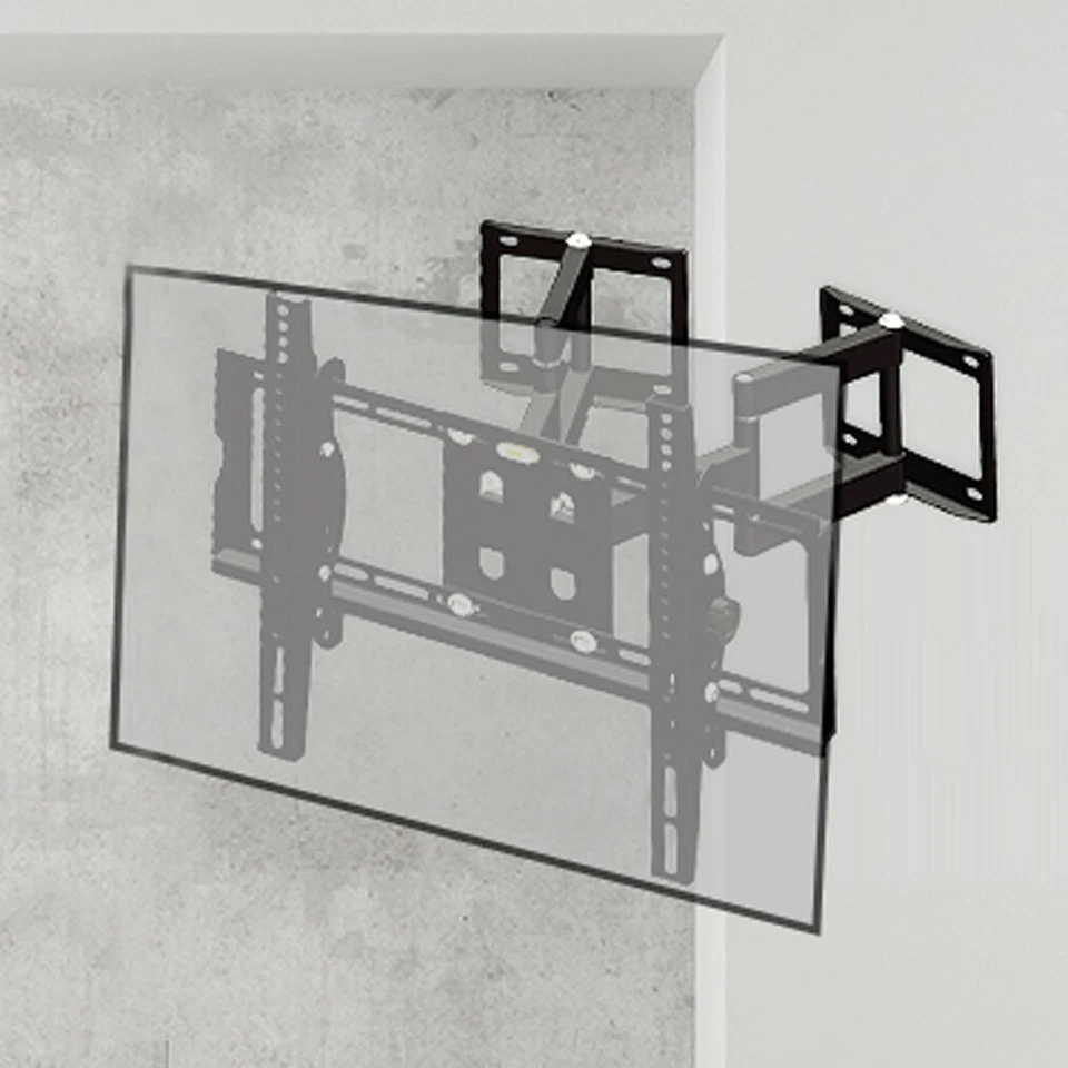 Soporte VESA de esquina de montaje en pared para TV de movimiento completo de alta resistencia 32 46 50 55 60 65 70 pulgadas Foto 4 de 4