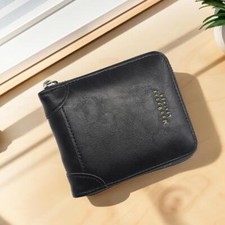 Neu Herren Brieftasche Mode Gro e Kapazit t Vintage herren Zip Geld Hot J4 G9T5