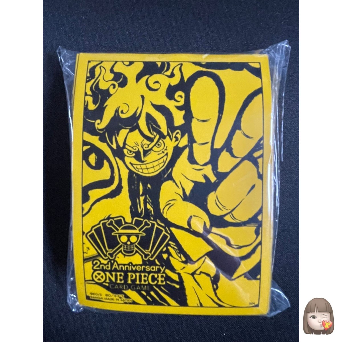 Luffy 70 Sleeves Japanese One Piece Card Game 2nd Anniversary Set