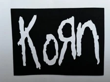 Korn Cloth Patch Sew On Badge Rock Approx 5.5" X 4" (CP338)