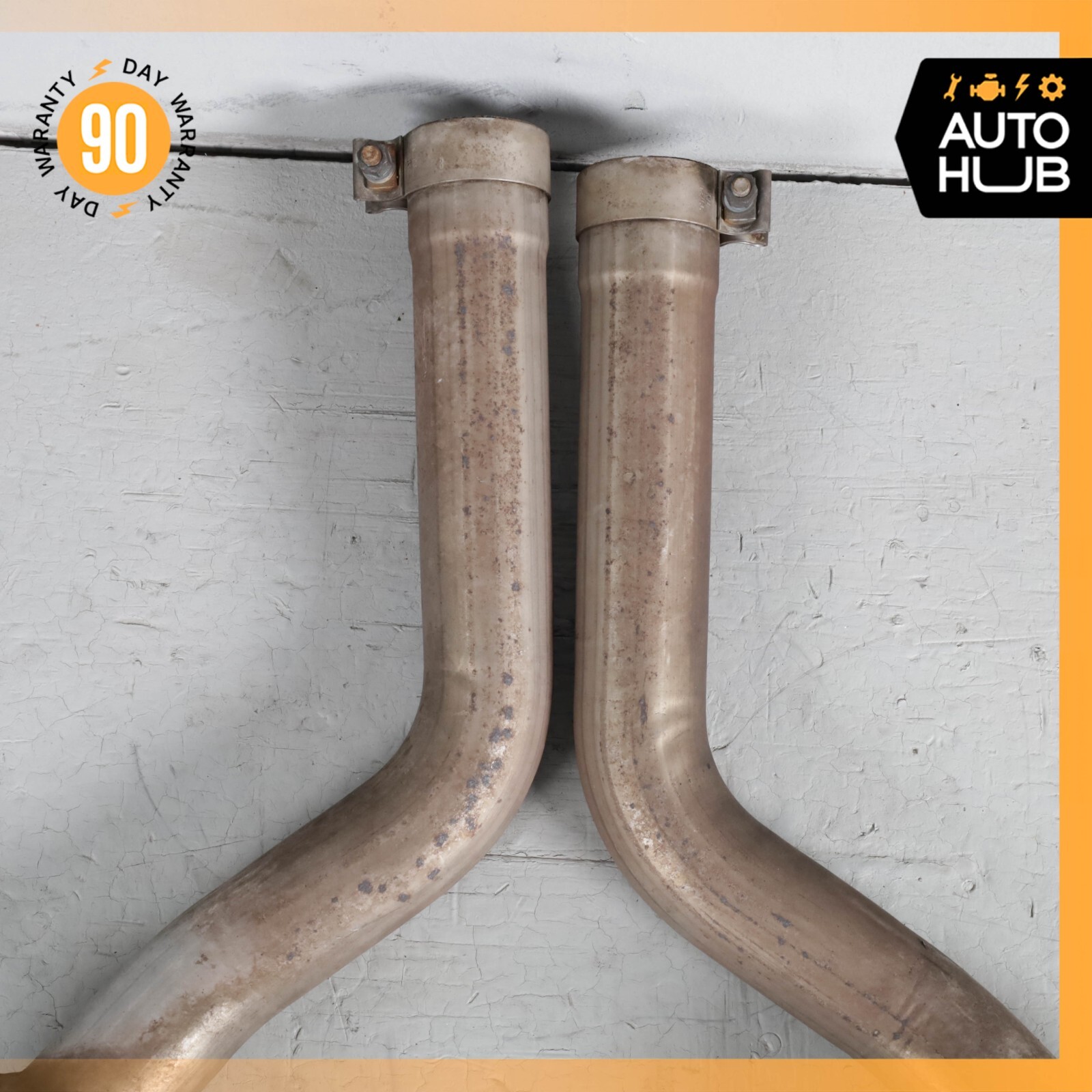 12-15 Bentley Continental GTC Exhaust Muffler Mufflers Right & Left Set OEM 71k