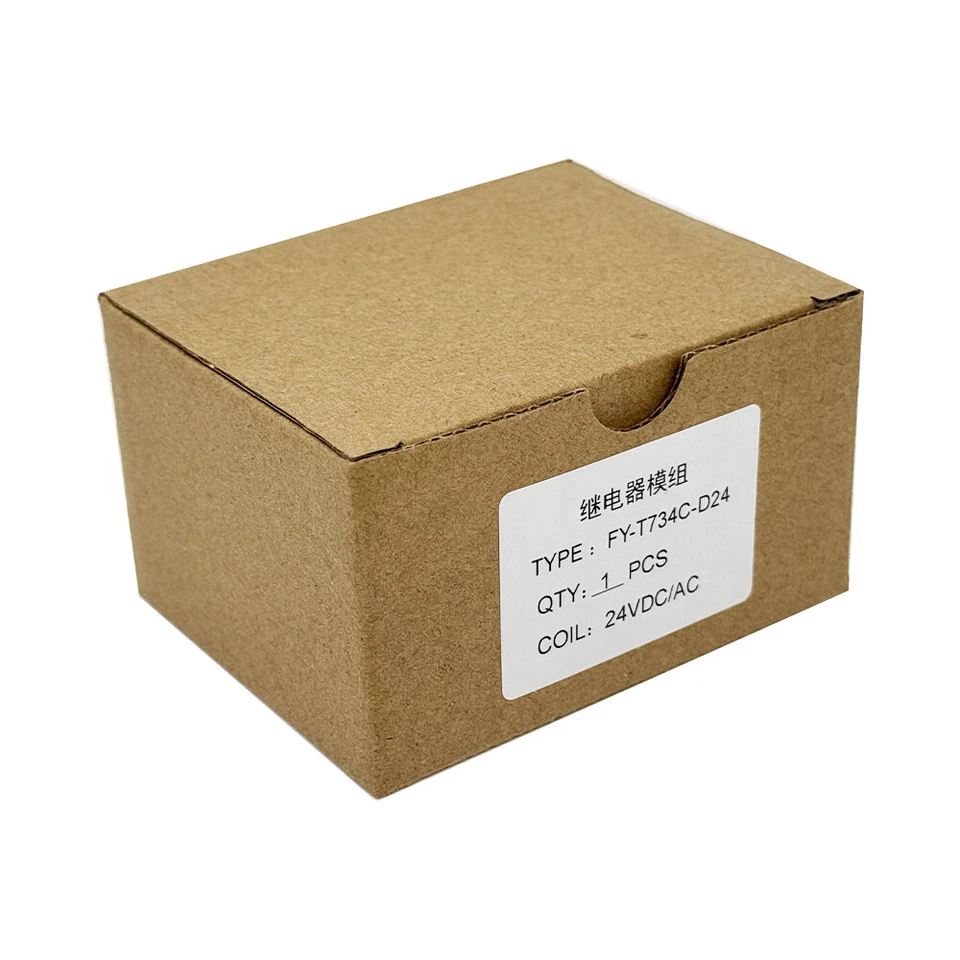 4 Channel Relay Module 1 SPDT DIN Rail Mount  24V DCAC Interface Relay Module - Image 3 of 4