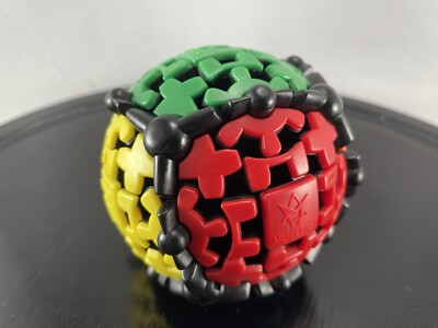 Mefferts Gear Ball Puzzle Rubiks Sphere Brainteaser 3 X 3 Inches