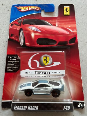 Hot Wheels Ferrari Racer F40 60周年記念 2007 Hot Wheels Racer FERRARI F40 60th Car Culture | eBay UK