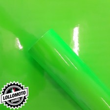 Verde Fluo Pellicola Adesiva Car Wrapping Rivestimento Auto Moto Fluorescente