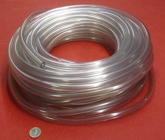 PVC Tubing, Clear, 1/2" OD x 1/4" ID x 1/8" Wall x 50 Foot Coil - Image 3 of 4
