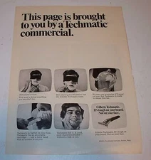 Vintage 1971 Gillette Razor Magazine Ad Shaving