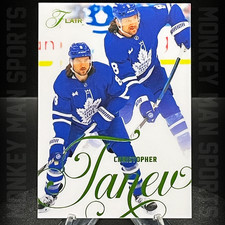 2025-26 Flair - Christopher Tanev #/349 - #124 GREEN FORECHECK LEAFS MINT