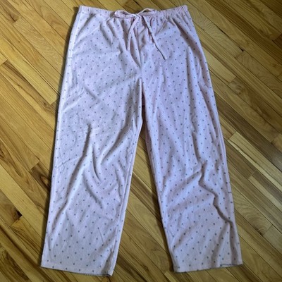    Y2k Fluffy Pink Pajama Pants With Polka Dots Suze XXL  ️ 