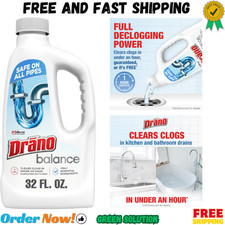 Drano Balance Drain Clog Remover and Cleaner, 32 Fl Oz Pack of 1