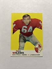 1969 Topps Dave Wilcox #44 Linebacker San Francisco 49ers Vintage Football Card