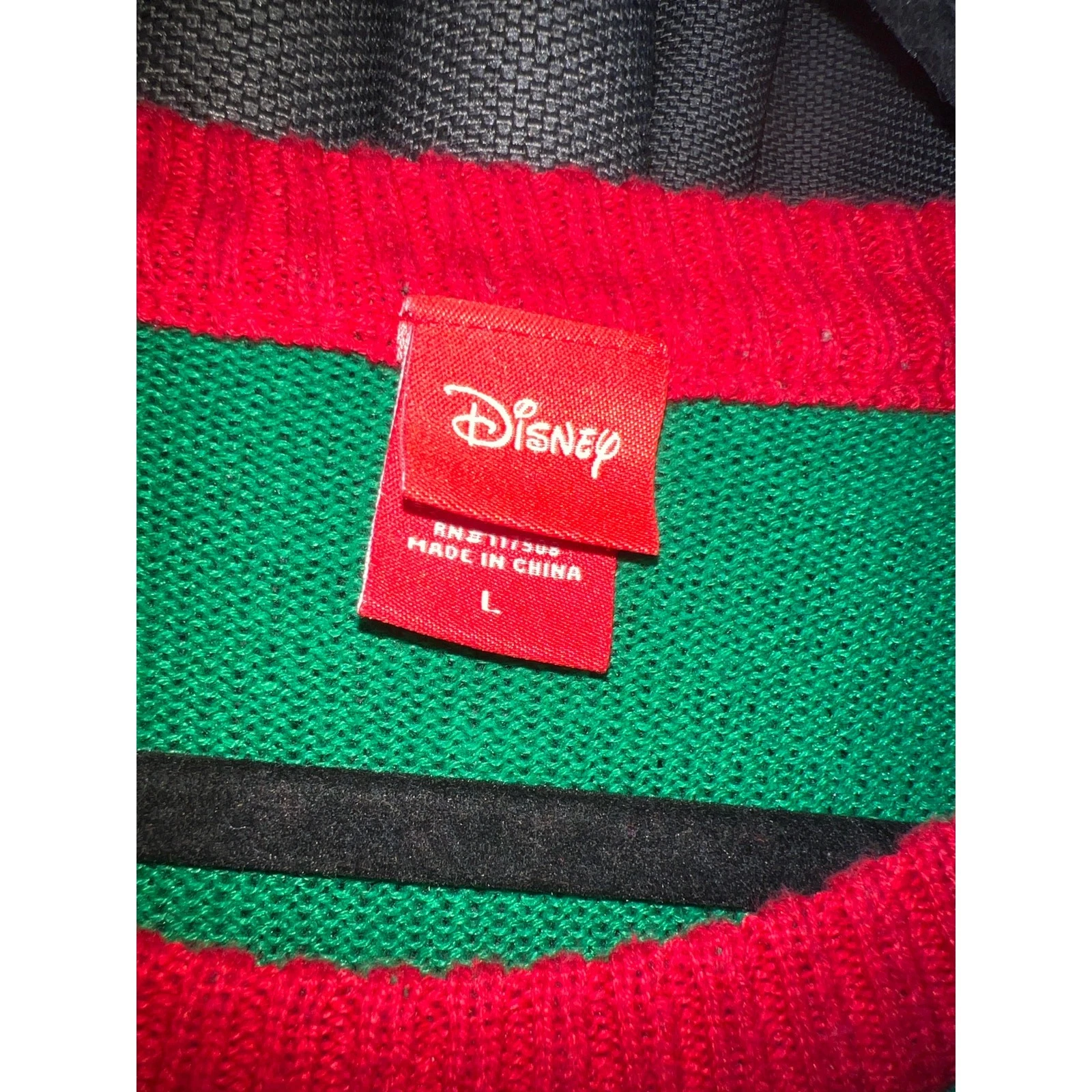 Ugly Christmas Sweater Xmas Size Large Disney Mickey