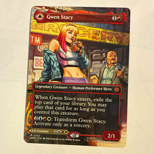 Magic: The Gathering SPM 2x Gwen Stacy/Ghost-Spider M 0202 Transform English