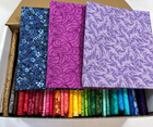 Colorful Blender Fabric Fat Quarters ~ Rainbow Mystery Box ~ 8, 16, 24, 40 or 80