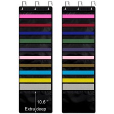 Henoyso 4 Pcs 12 x 12 Inch Paper Storage Scrapbook Vinyl Roll Storage Organiz...