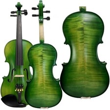 SONG Master Green Violin 4/4, Nice Maple spurce wood, Free case bow, Good sound