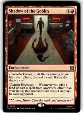 Shadow of the Goblin Marvel's Spider-Man Regular MTG