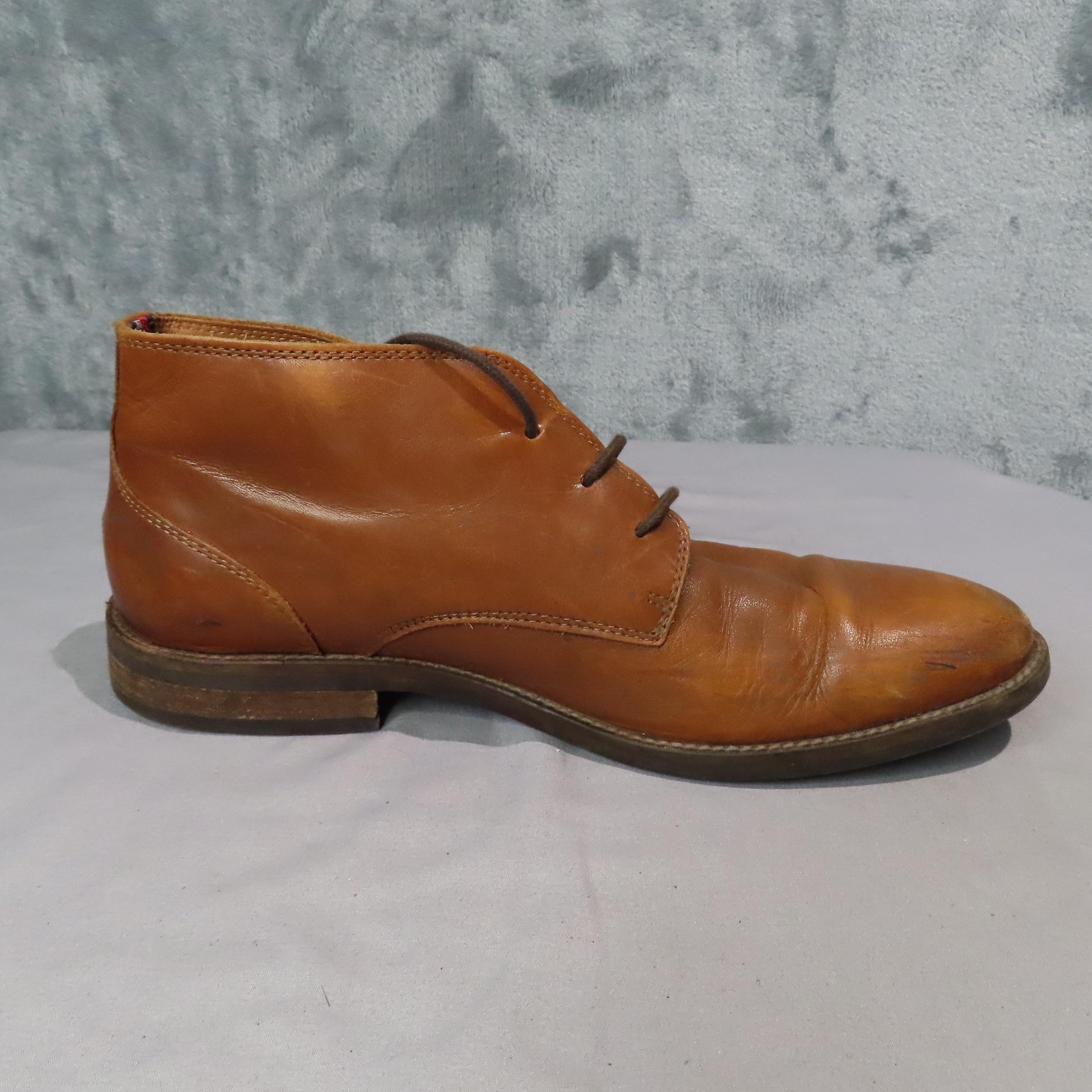 Tommy Hilfiger Boots Mens Size 8 Brown Leather Ankle Chukka Essential FMOFMO0721 image 7