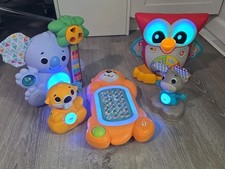 Linkimals Fisher Price Lot 5 Otter Koala Owl Moose Beaver Working