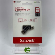 New SanDisk Ultra Dual Drive Go 256GB USB Type-C Drive SDDDC3-256G-AW46