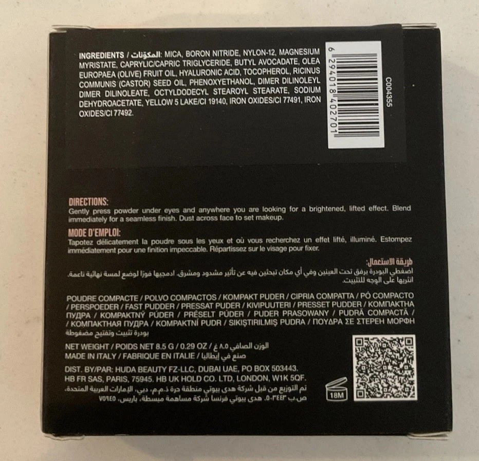 Huda Beauty Easy Bake and Snatch Brightening & Setting Powder Peach Pie 0.29 oz - Image 3 of 4