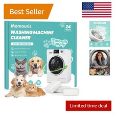 Pet Owner s Washing Machine Cleaner Tablets - 24 Pack for Heavy Duty Cleaning