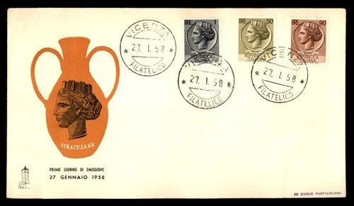 Mayfairstamps Italy FDC 1958 Syracusan woman First Day Cover aaw_59423