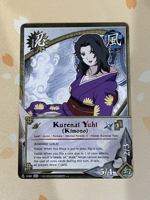 Naruto CCG, Kurenai Yuhi (Kimono), 1260, 1st Edition, LP, Rare | eBay