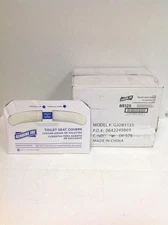 NEW Genuine Joe GJO85125 White Toilet Seat Cove, 5000/Case, FREE SHIPPING