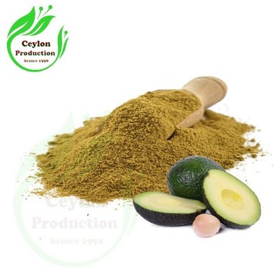 Bio Avocado Fruchtpulver gemahlen getrocknet Natur Wellness Superfood pur