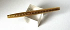 Vintage Parker Gold Plated Body 18k 750 Gold Nib Gilded Trims Fountain Pen