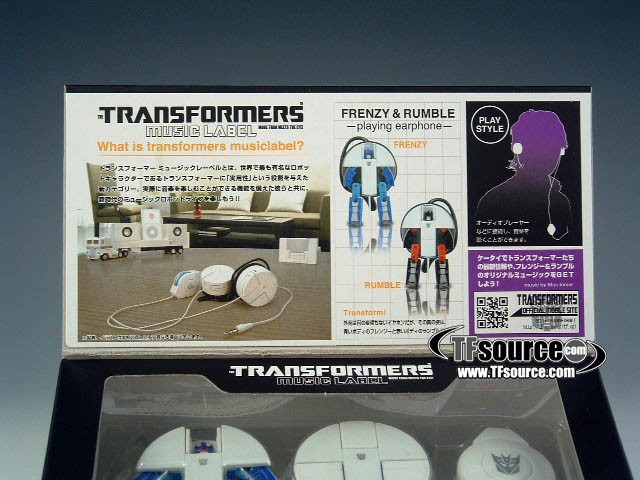 Takara Tomy Transformers Music Label Mp3 Headphones Frenzy Takara Tomy Transformers Music Label Mp3 Headphones Frenzy