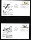 Canada SC # 496-498 Birds FDC . Rose Craft Cachet