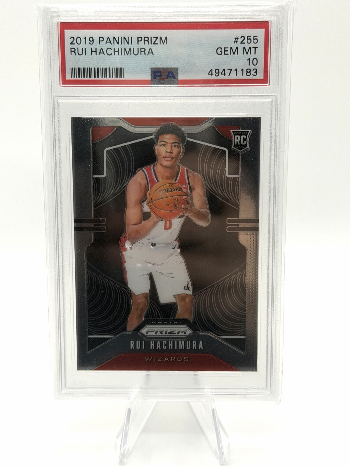 PSA 10 Rui Hachimura 2019 Panini Prizm #255 Rookie RC Lakers