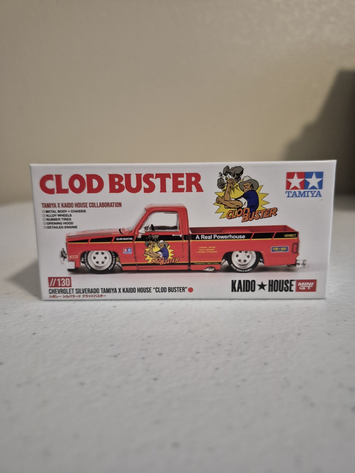 Mini GT Kaido House Chevy Silverado Tamiya Clod Buster Unsealed
