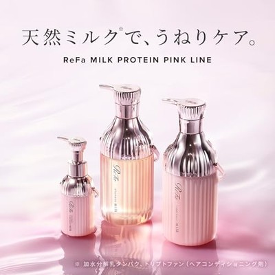 ReFa Milk Protein Refill Shampoo Treatment Set Pink 430ml/g from