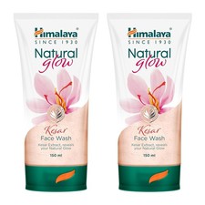 Himalaya Natural Glow Kesar Face Wash Pack of 2 Facial Cleanser Skin Care