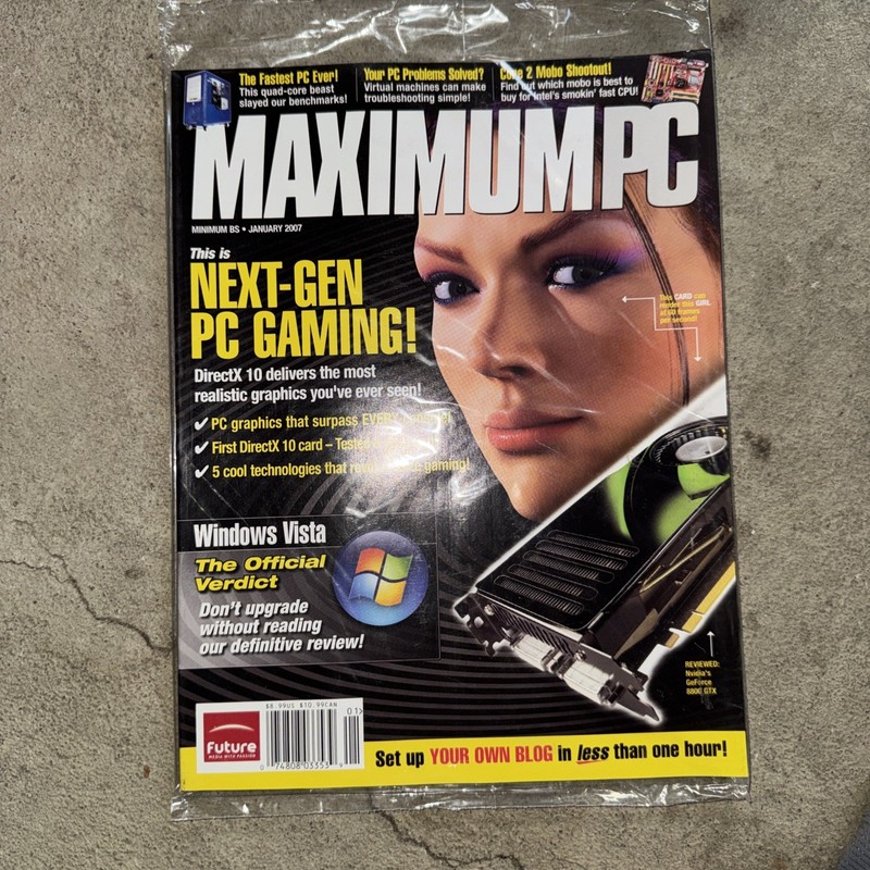 Lot Of 13 2007 Max Pc In Plastic Bag Sealed Or Like New With Discs
