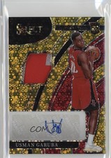 2021-22 Panini Select Rookie Jersey Gold Disco Prizm 4/10 Usman Garuba Auto b8h
